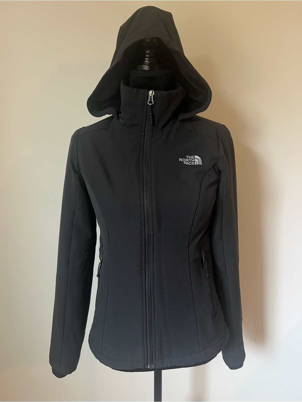 The North Face Women's Black Hooded Utility Jacket with Soft Lining Size XS